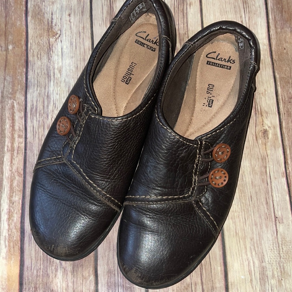 🦋Clarks Collection Soft Cushion Shoes, Size 10